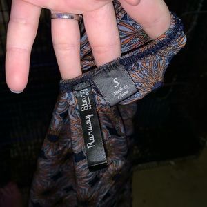 Size small tie open back dress